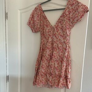 Altard State V-Neck Floral Mini Dress